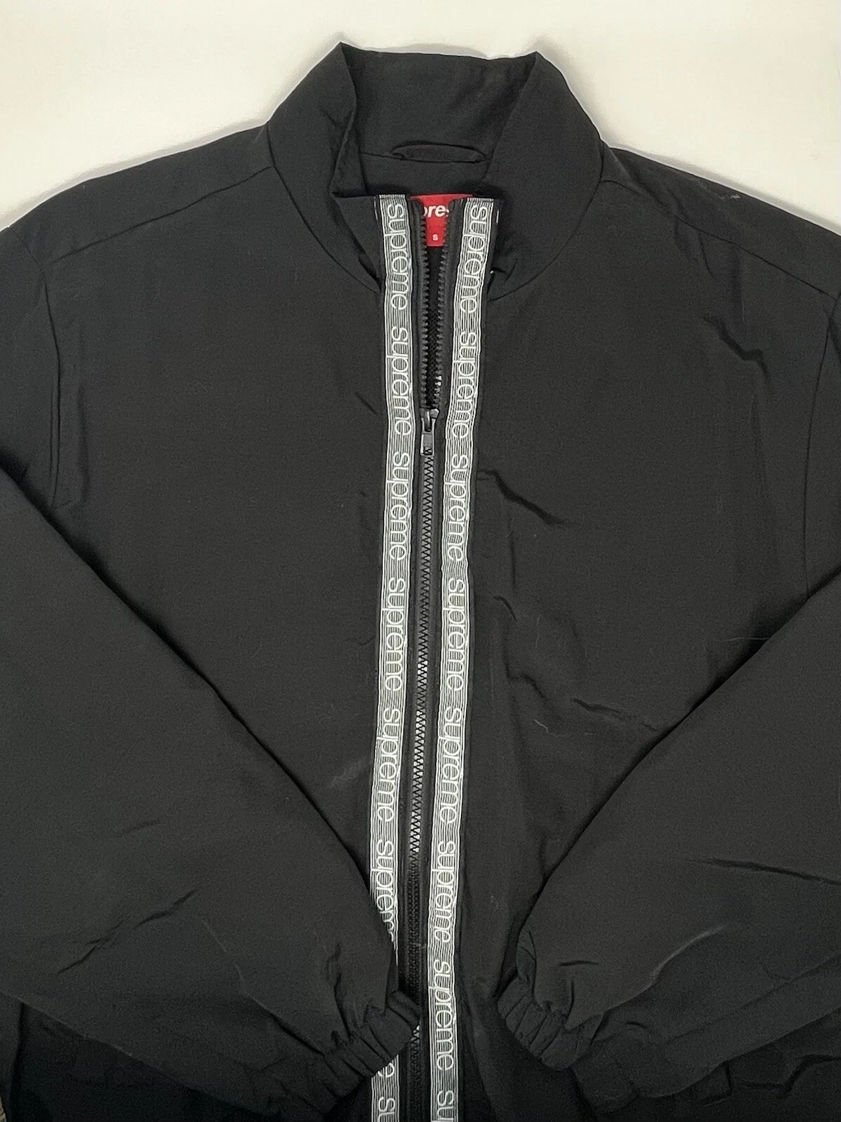 Veste coupe vent Supreme SS18 noir logo classique (S)