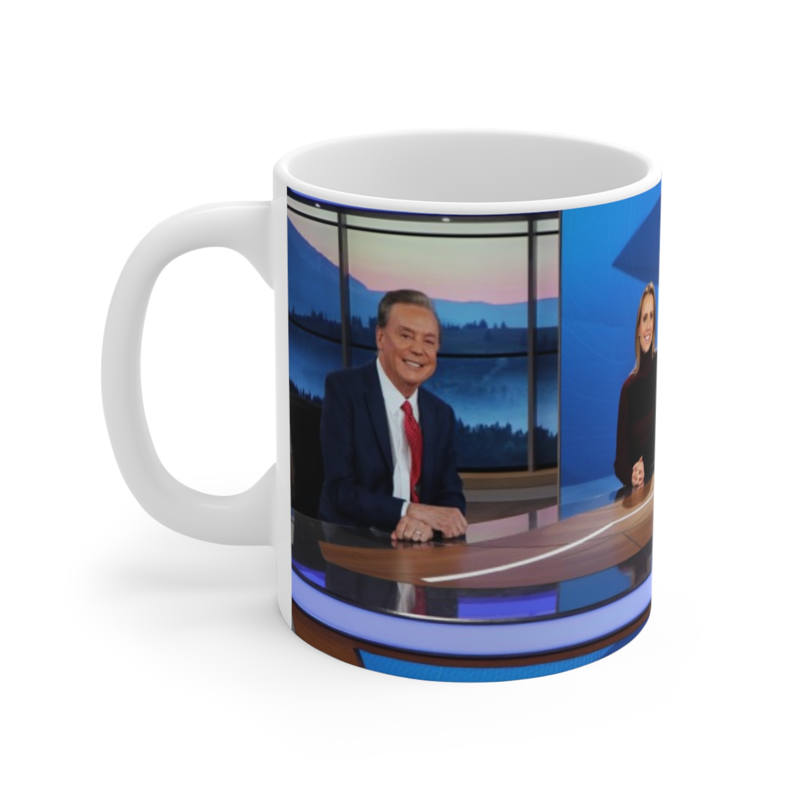 KTLA Morning News Coffee Mug Sam Rubin Mark Kriski 11oz 15oz Reporter Mug  