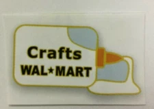 WALMART Crafts Lapel Pin Quality Metal Brand New (Pin back)