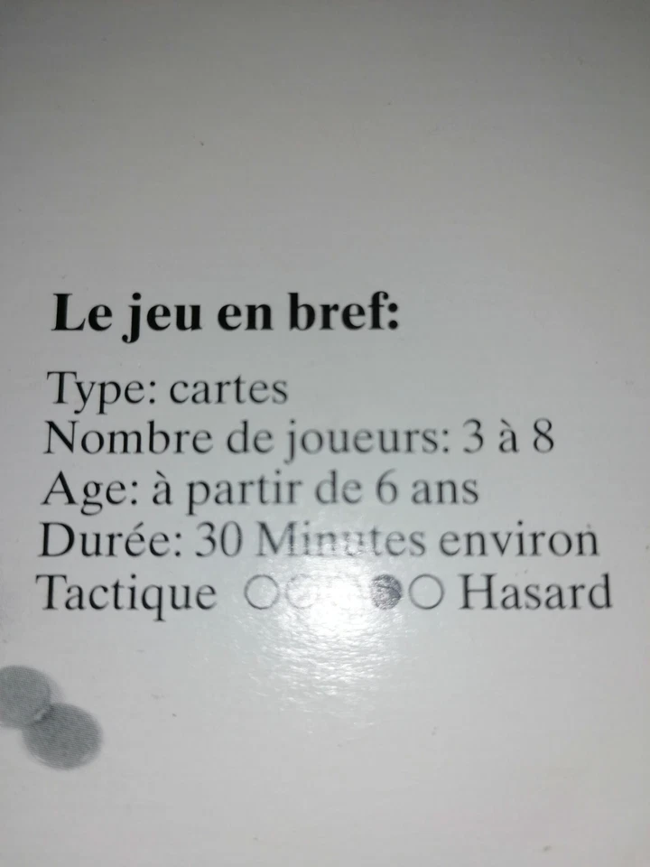 JEU DE NAIN JAUNE 8 ANS (jeu de cartes neuf) Schmidt.  - Photo 3/4