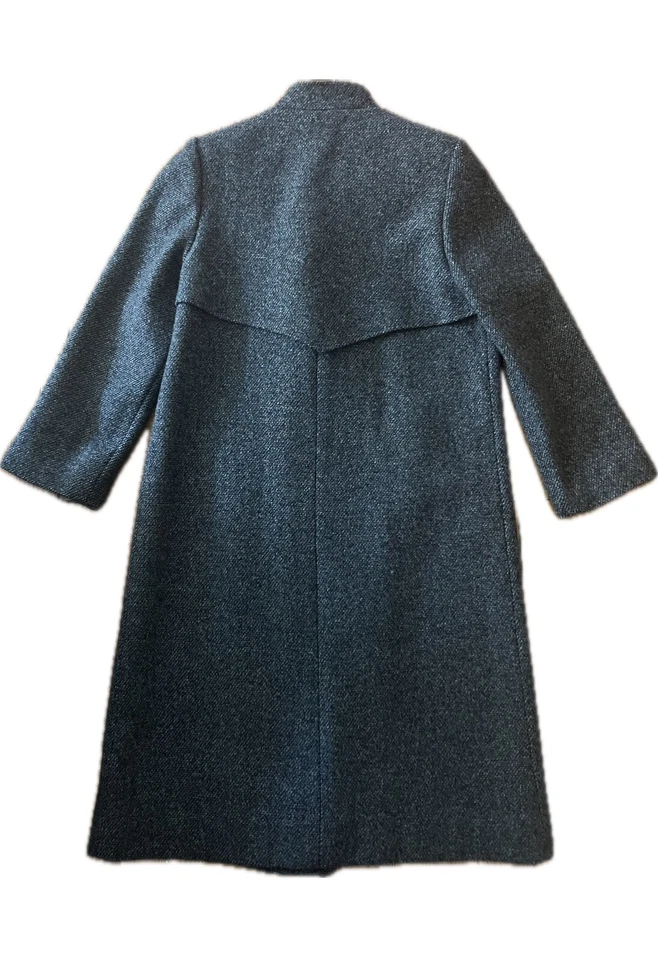 Gabardina larga de invierno de lana Forstmann vintage para mujer Foto 2 de 4