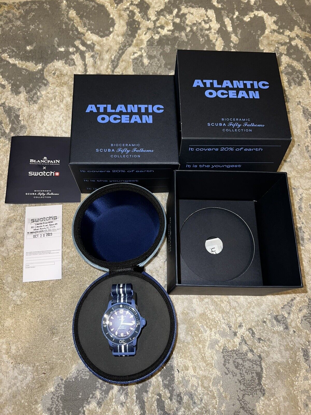 BLANCPAIN x SWATCH ATLANTIC OCEAN BLUE-