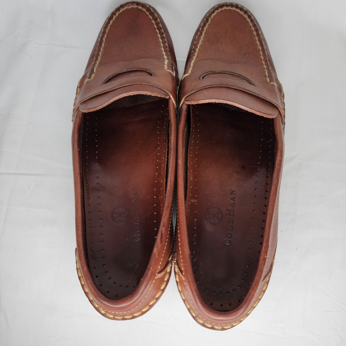 Cole Haan loafer size 10M made in Brazil Mens Brown Leather  display picture 1