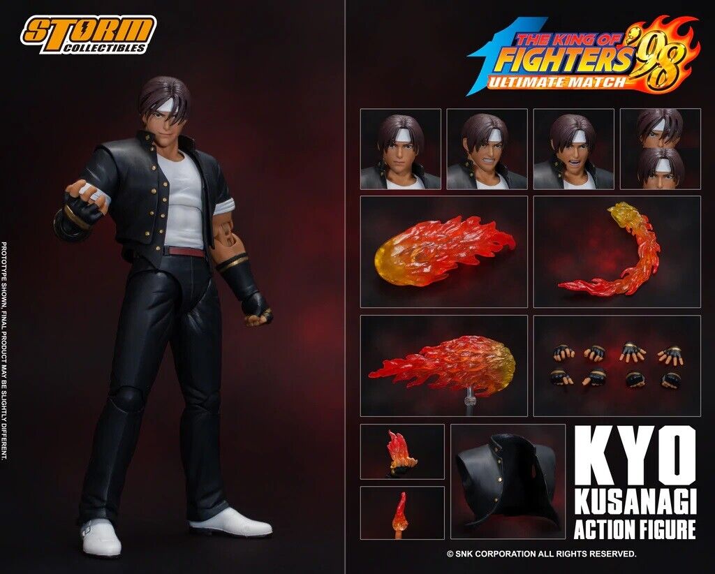 King of Fighters 2002 - Kyo Kusanagi Figure by Storm Collectibles