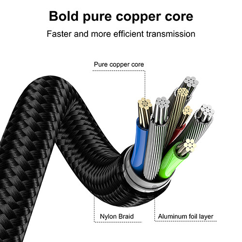 Magnetic Charging Phone Cable Type C For Samsung S8+ S9 Plus Charger Fast USB C - Zdjęcie 11 z 26