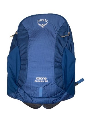 Osprey Blue Travel Backpack - Women’s Ozone Duplex 60 Osprey Ozone Duplex 60 Travel Backpack. Includes detachable  main image 2