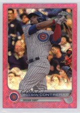 2022 Topps Chrome Logofractor Edition Pink Refractor /199 Willson Contreras 13h8