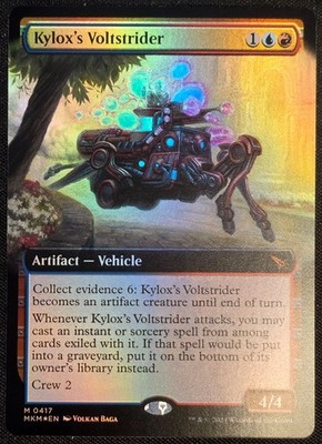 Kylox's Voltstrider #215 Murders at Karlov Manor Ext. Art Foil Rare *Buy 2 Get 1