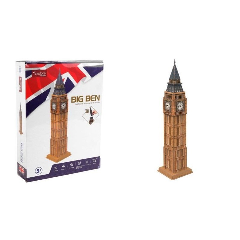 Puzzle 3D Big Ben EXPLORA maquette architecture pour enfant de 5 ans