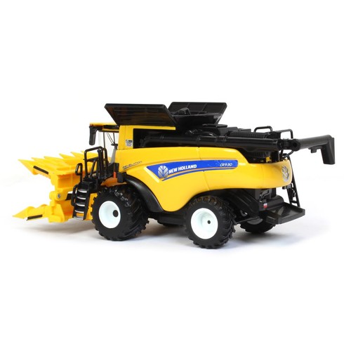 1/64 New Holland CR9.90 Combine w/ Draper & Corn Heads, ERTL Prestige Collection - Picture 5 of 8