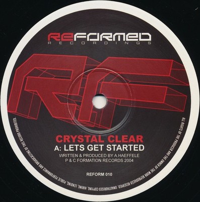 Crystal Clear - Lets Get Started / Original Riddim - Used Vinyl Recor - F4593z
