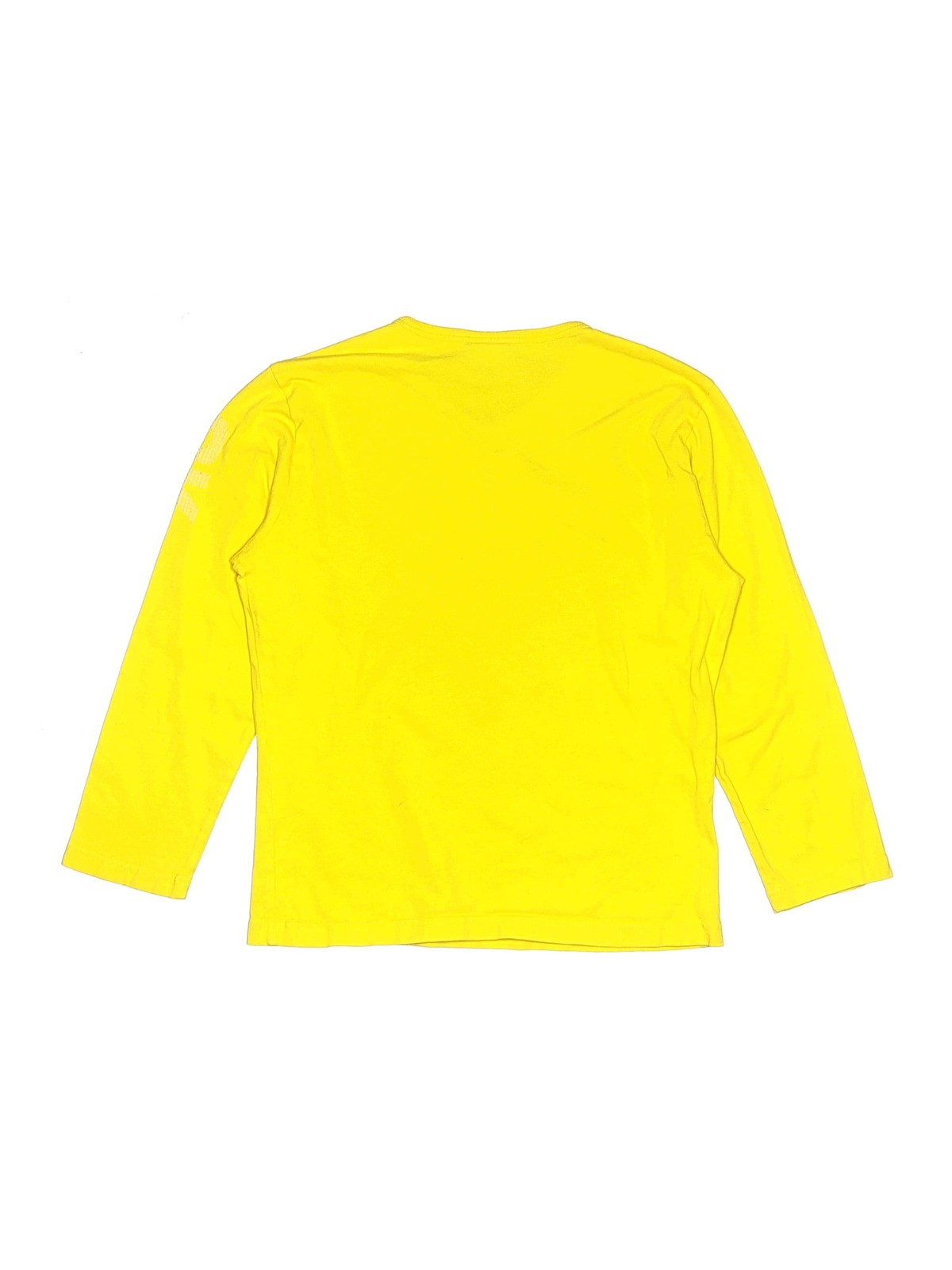 CALVIN KLEIN JEANS Boys Yellow Long Sleeve T-Shirt Large kids thumbnail 2
