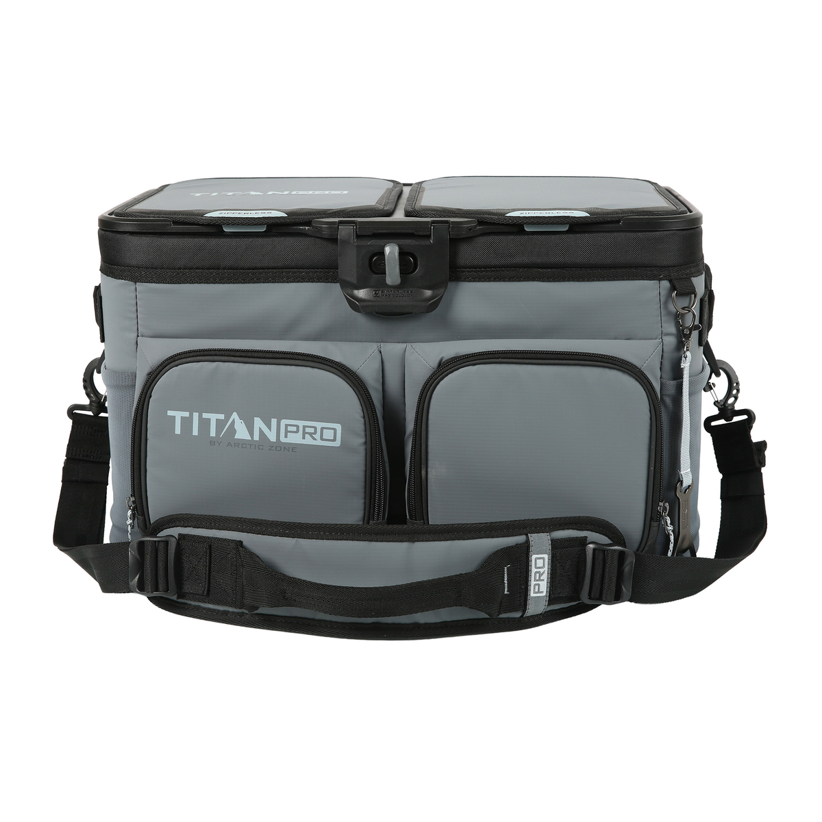 Titan PRO by Arctic Zone 48 Can Triple Zipperless Cooler Blue or