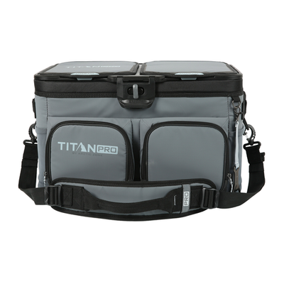 Titan PRO by Arctic Zone 48 Can Triple Zipperless Cooler Blue or