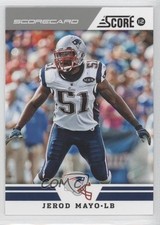 2012 Score Scorecard Jerod Mayo #154 0w8