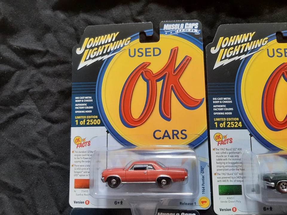 Johnny Lightning Muscle Cars USA 2023 lanzamiento 1 juego de 6 Foto 2 de 4