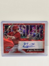 2024 Leaf Vivid - Power Brokers Griffin Burkholder #PB-GB1 Red /8