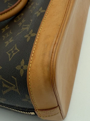 Louis Vuitton Alma Shoulder Bag PM Brown Canvas/Leather - Picture 11 of 23