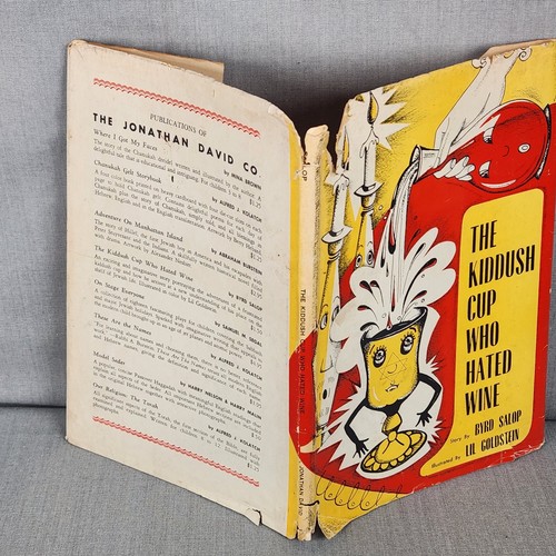 Byrd Salop KIDDUSH CUP WHO HATED WINE 1957 Judaism HC DJ SIGNED by Author - Foto 10 di 12