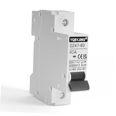 DC Circuit Breaker 40 Amp Solar Panel Disconnect Switch 12V Basic-1Pole 40A