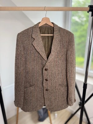 Vintage Harris Tweed Coat In Men's Coats & Jackets for sale - eBay