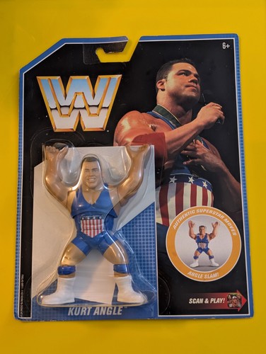 Kurt Angle Mattel WWE Retro Series 7 Hasbro 2018 I...