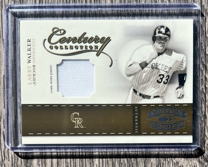 2004 Donruss Throwback Threads Century Collection Larry Walker #/250 Rockies