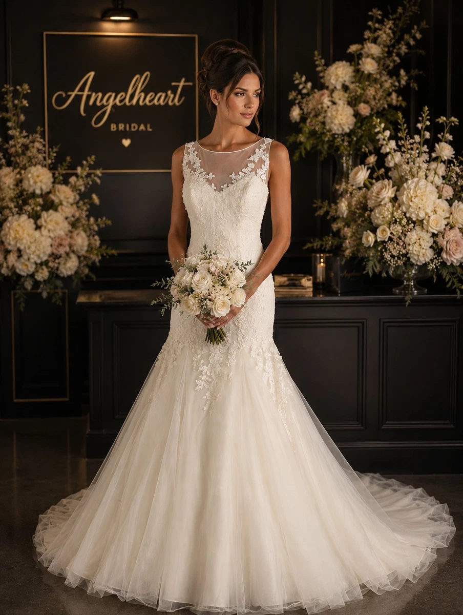 Mermaid & Trumpet David's Bridal 8 Women's Size Wedding Dresses for sale |  eBay