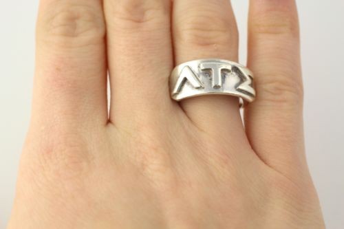 Lambda Tau Sigma Ring Sterling 925 Fraternity Sor… - image 10