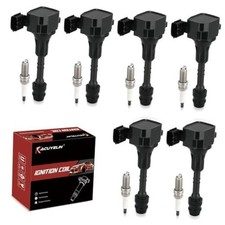 UF349 Ignition Coil Pack and Iridium Spark Plugs Set of 6 Compatible with