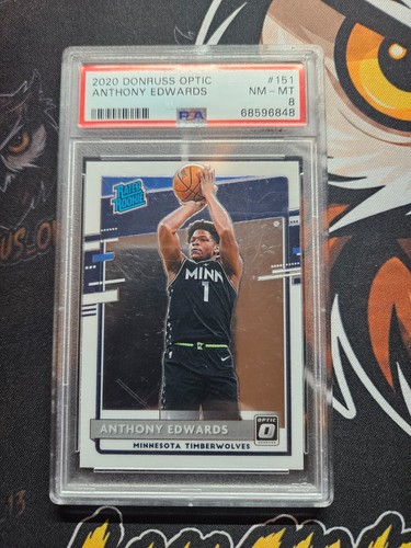 2020-21 Panini Donruss Optic - Rated Rookie Anthony Edwards #151 Wave Prizm (RC)
