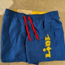 Livergy Men's LIDL Novelty Swim Swimming Shorts Trunks Unisex Size XL