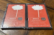 Lot Of 2 Studio Decor MDF PICTURE FRAMES FOR 5  x7  Photos NEW SEALED