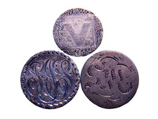 LOT OF 3 SILVER LOVE TOKENS,CANADA 5C[V]CANADA10C[PSJ]& LIBERTY 10C[SUE] WOW!