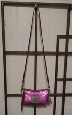 Coach 44925 Poppy Sequin Spotlight  Pink Y2K Limited Edition Crossbody STUNNING