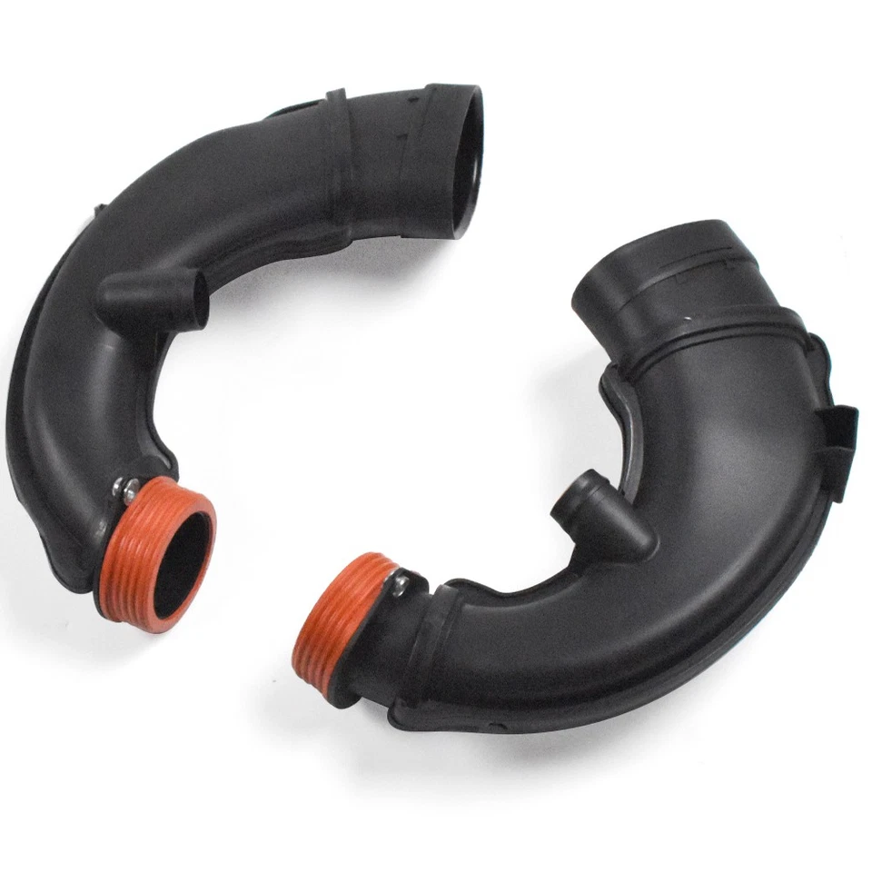 Mangueras de admisión de aire del motor trasero de 2 piezas para BMW E70 E71 F02 F07 F12 F13 550i 650i 750Li Foto 4 de 4