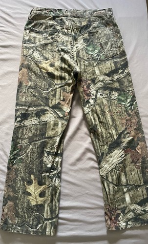 Mossy Oak Pants Mens 34x30 Camouflage Camo Hunting Outdoor Break Up Infinity - Picture 4 of 4