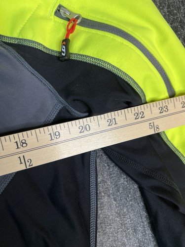Canari Radtrikot Erwachsene Extra Large gelb schwarz Langarm 1/4 Reißverschluss Poly - Bild 12 von 14