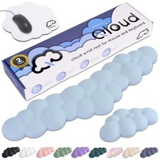 Blue Cloud Keyboard Wrist Rest – Qloud Blue Wrist Rest for Computer Keyboard ...