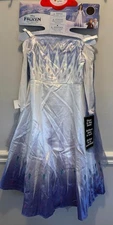 Frozen Snow Queen Elsa Girls' Costume Dress with Glow in the Dark Feature