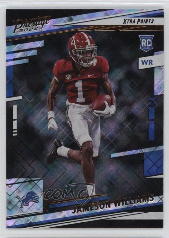 2022 Panini Prestige Rookies Xtra Points Diamond Jameson Williams #307 Rookie RC
