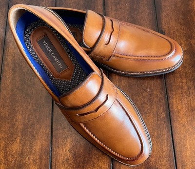 Vince Camuto Brown Leather Penny Loafers Vince Camuto (10) Brown Penny Loafers – Memories On Wayberry  main image 2