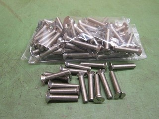 90 EdelStahl Senkkopf Schrauben M5 x 25 DIN963 A2 VG S Neu9