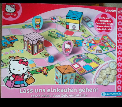 Hello Kitty The Game Brettspiel Gesellschaftsspiel Lass Uns Einkaufen Gehen 