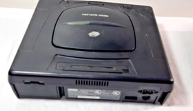 SEGA Saturn V2 Black Console Only Parts or repair. Powers on, Wont Read Disc.