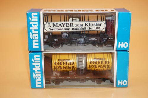 Märklin Spur H0 4438 und mehr Wein und Bierwagen Gesamt 2 Stück Ovp | Zustand: Gebraucht