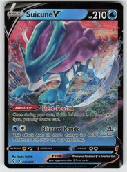 Suicune V 031/203 Evolving Skies Ultra Rare Holo