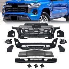 For 2023-2024 Chevy Chevrolet Colorado Front Bumper Assembly w/Grille Fog Lights