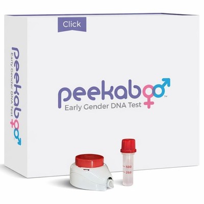 Peekaboo Early Gender Test Click, at-Home DNA Kit, Virtually Painless, Over 9...