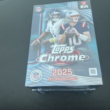 2025 Topps Chrome NFL Football Hanger Box Sealed 20 Cards In Hand 🔥QTY OF 2